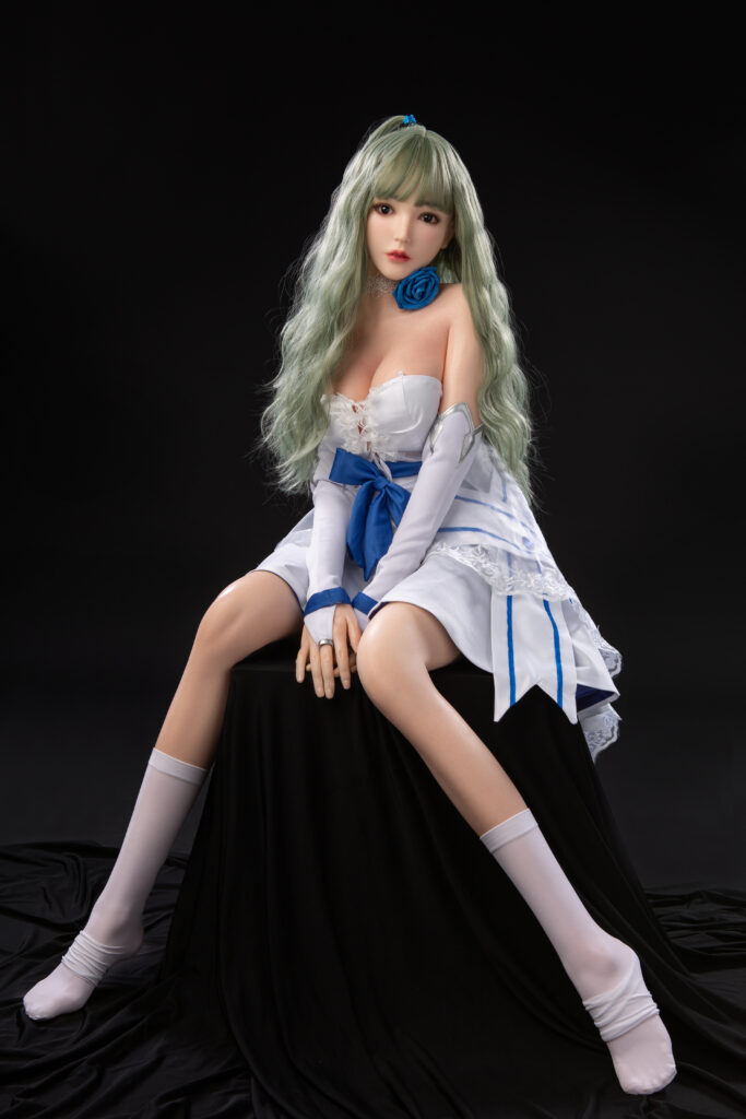 Fealty Green Hair Realistic Silicone Head Sex Doll Vsdoll