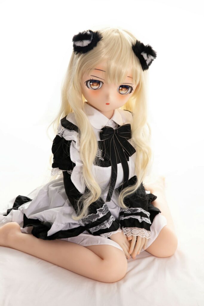 Ikumi Blonde Anime Sex Doll With Pvc Head Vsdoll