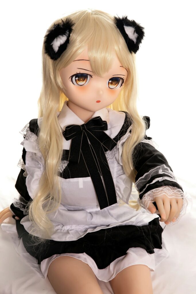 Ikumi Blonde Anime Sex Doll With Pvc Head Vsdoll