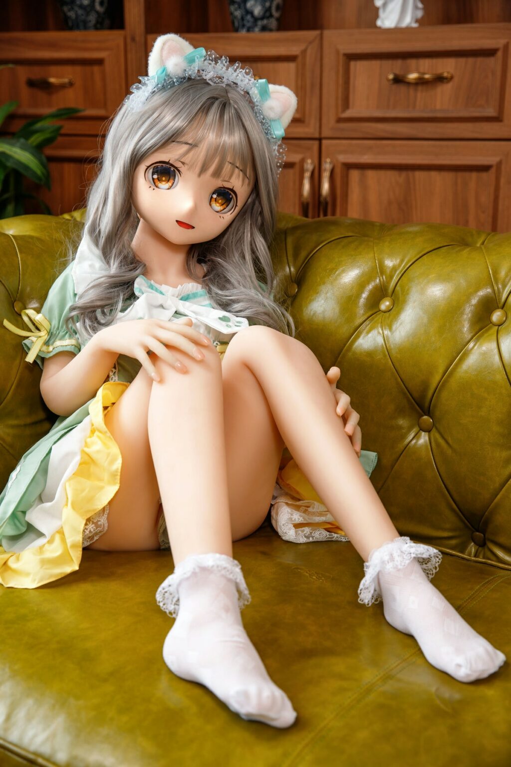 Akina Mini Anime Sex Doll With Pvc Head Vsdoll