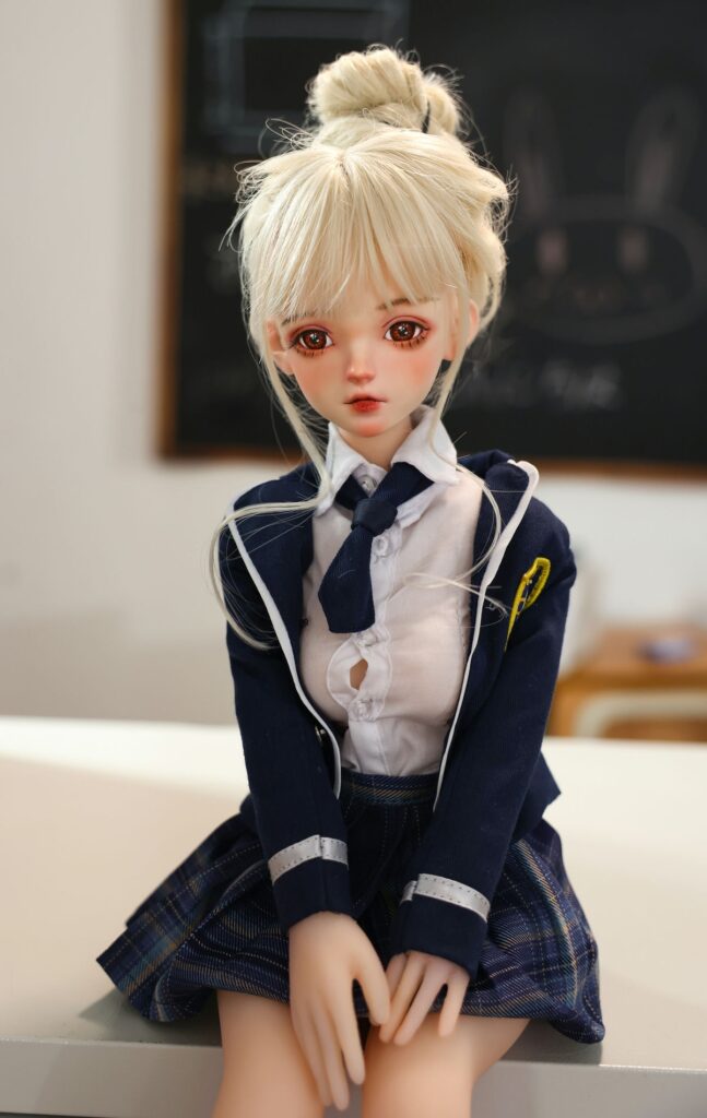 Fifi Ft Cm Blonde Tiny Sex Doll With Bjd Head Vsdoll