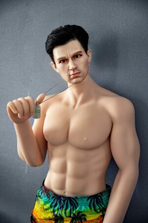 Alan - Holiday Male Sex Doll med silikonhuvud