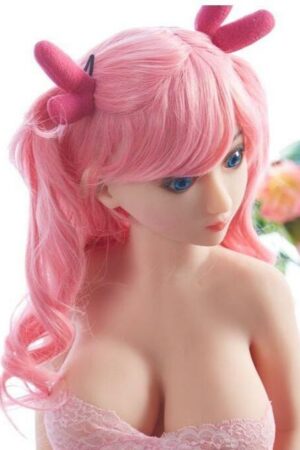 Kohana - Japanse roze haar mini liefdespop
