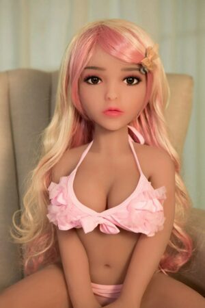 Tyesha - Tan Big Breast Mini Sex Doll
