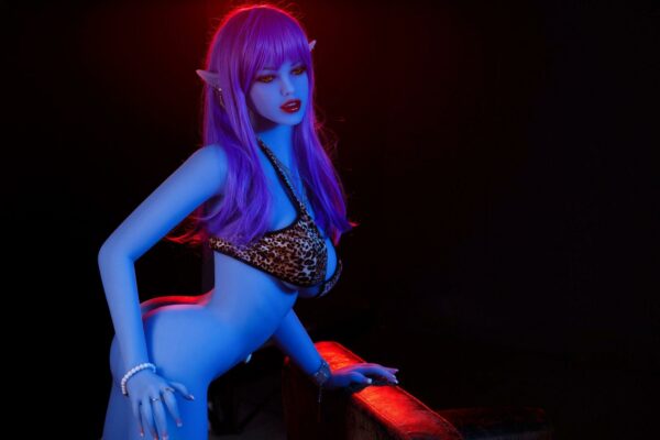 Mystique - Ultrarealistinen Blue Skin Sex doll Full TPE-VSDoll Realistinen seksinukke