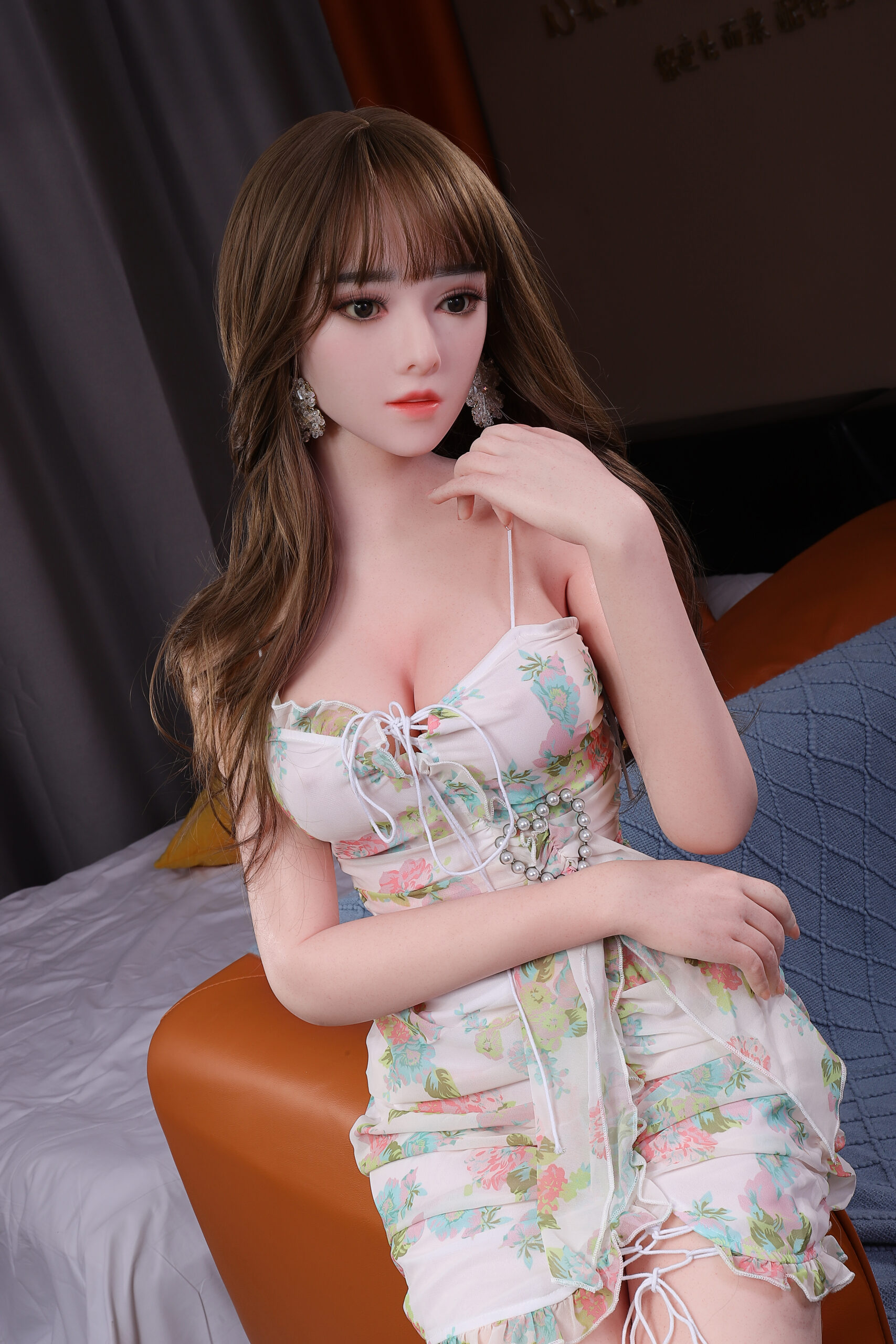 Bobbi - Poupée sexuelle coréenne maigre à tête en silicone