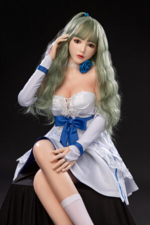 Fealty - Green Hair Realistic Silicone Head Sex Doll
