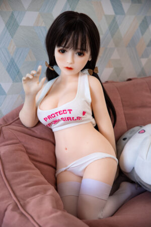 Raquel - Mini muñeca sexual asiática de pelo largo