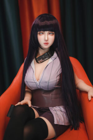 Hinata Hyuga - Anime Naruto sexuální panenka v životní velikosti se silikonovou hlavou