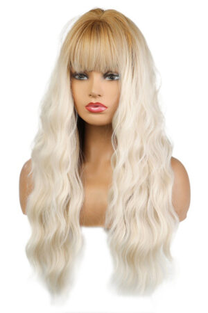 Long Blonde Wave Wig for Sex Doll