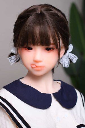 Juun - Mini boneca sexual japonesa com queixo móvel