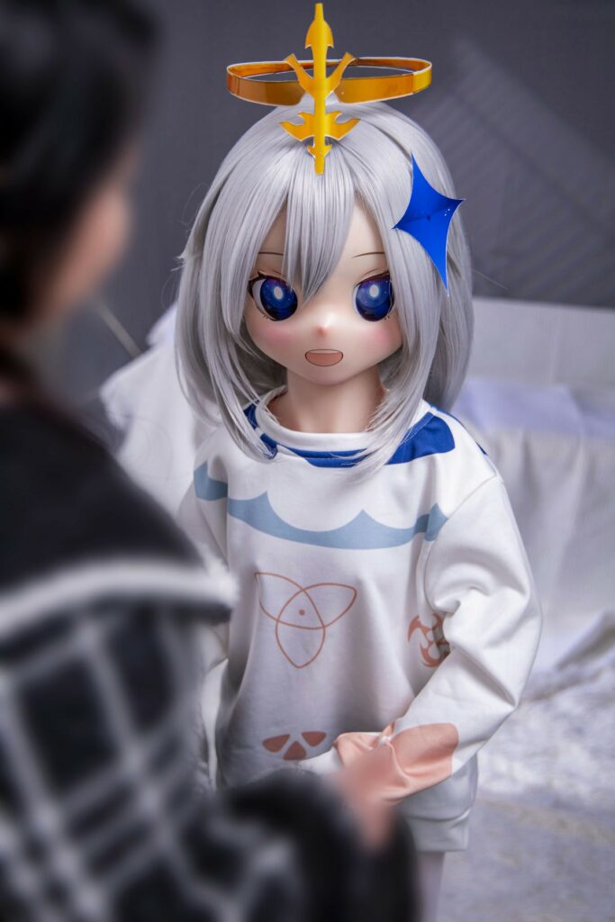 Paimon Genshin Anime Mini Sex Doll with PVC Head VSDoll