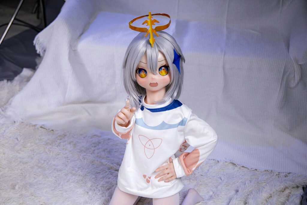 Paimon Genshin Anime Mini Sex Doll with PVC Head VSDoll
