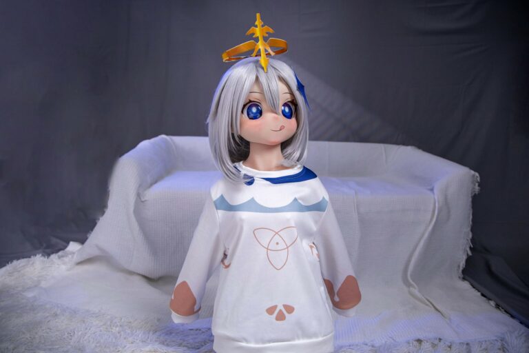 Paimon Genshin Anime Mini Sex Doll with PVC Head VSDoll