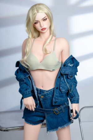 Kelley - Blonde Sex Doll with Oral Structure Silicone Head