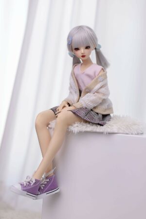 Pearl – 2ft3(68cm) Cute Tiny Sex Doll With BJD Head