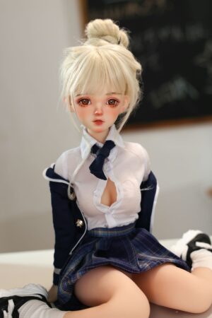 Fifi - 1ft7 (50cm) Blondýnka Tiny Sex Doll s BJD hlavou