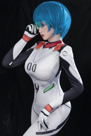 Yseult - Cyberpunk sexdukke med blåt hår