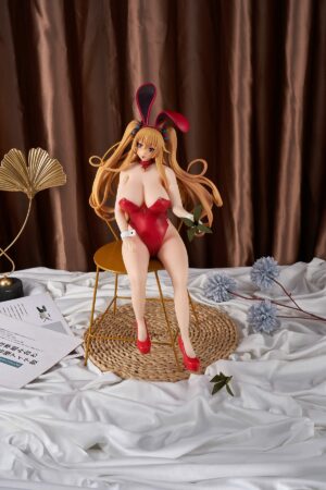 Caroline Yuri - Bunny Ver. Anime malá silikónová sexuálna bábika 1ft6 (45 cm).