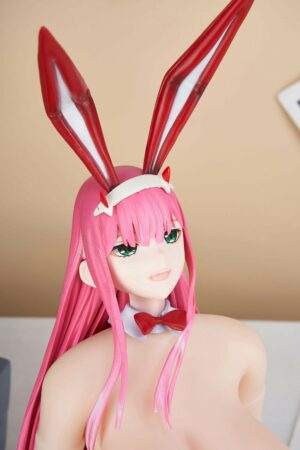 Zero Two - Tiny Anime Silikon Sex Doll Med BJD Head