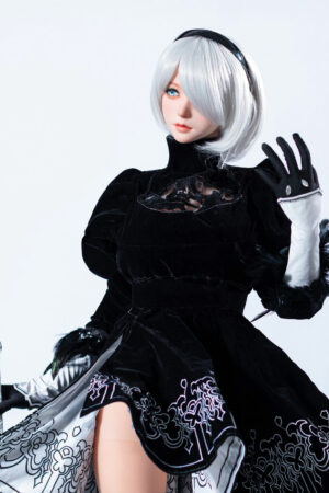 2B - NieR Automata Celebrity Anime Sex Doll With Silicone Head