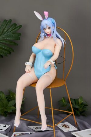 Kozuki Erina - 1ft5(45cm) Tiny Anime Silicone Sex Doll With BJD Head