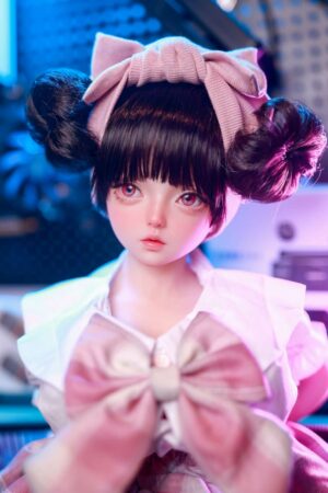 Hisa - Mini poupée sexuelle japonaise mignonne de 2 pieds 10 (88 cm) avec tête BJD