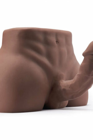 8.5lb Hunky Unisex Male Realistic Butt with Bendable Penis Anal Entry Sex Doll Torso