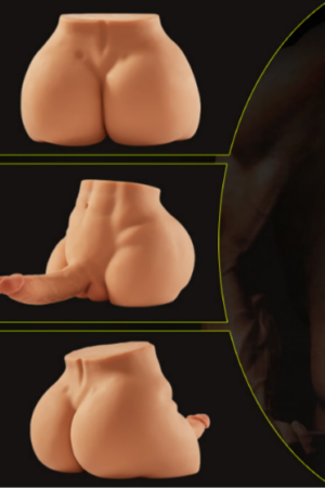 Adult Doll Huge & Flexible Dildo with Abdominal Muscles and Tight Anal for Solo Couples Fun Sex Doll Torso