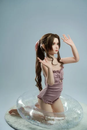 Aerith - FIat Chest Anime Swimsuit Sex Doll - EU Stock