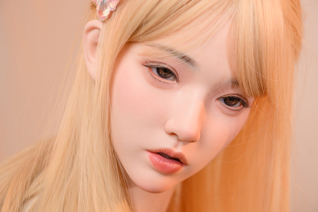 Talbot - 大胸部金髮逼真性玩偶帶矽膠頭 - VSDoll