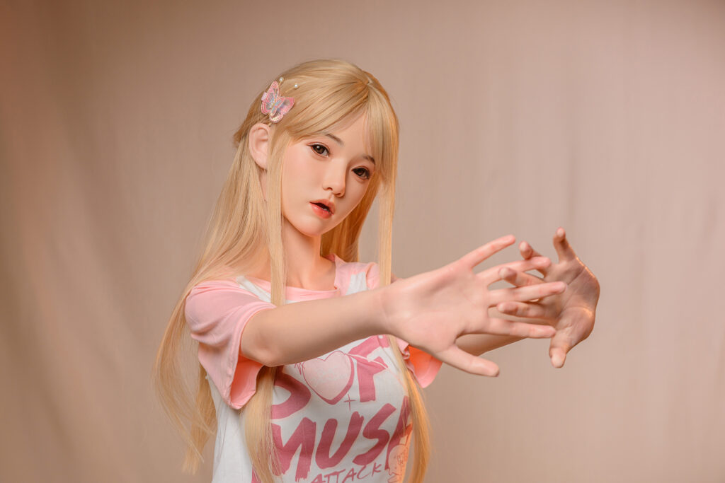 Talbot - 大胸部金髮逼真性玩偶帶矽膠頭 - VSDoll
