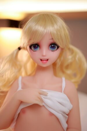 Tia - 2ft6(80cm) Flat Cheasted Anime Sex Doll with Cute Face