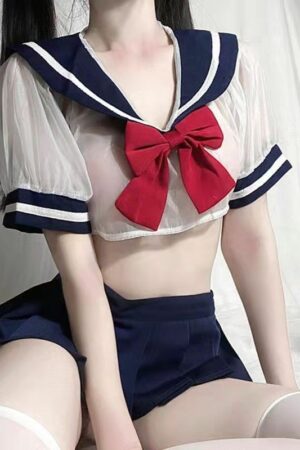 Sex Doll Outfits - JK Uniform + White Stockings