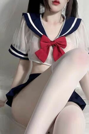 Sex Doll Outfits - JK Uniform + White Stockings