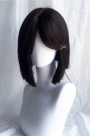 Petite Sex Doll Wigs - JK Style Wig with Curtain Bangs