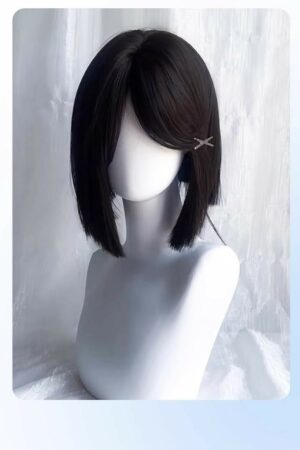 Petite Sex Doll Wigs - JK Style Wig with Curtain Bangs