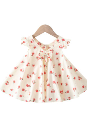 Summer Floral Print Dress For Sex Dolls