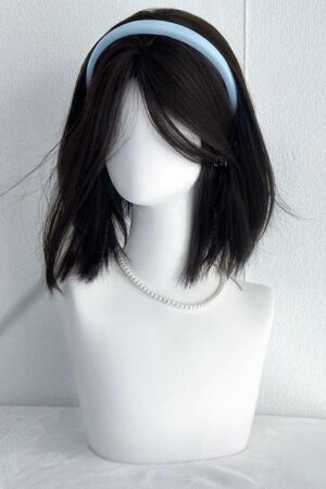 Petite Sex Doll Wigs - JK Style Wig with Curtain Bangs