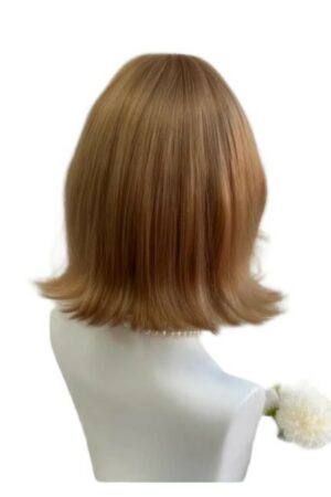 Petite Sex Doll Wigs - Japanese-Style Soft Brown Flipped Curls