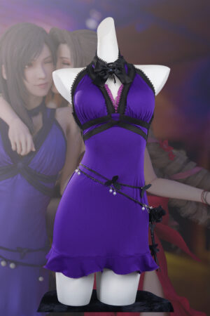 Sex Doll Cosplay Outfit - Final Fantasy Tifa Purple Dress