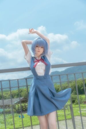 Rei Ayanami -  Anime Sex Doll with Blue Hair