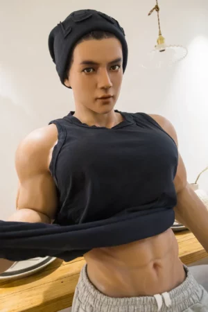 Aiden - Muscular Femboy Full-Size Silicone Male Sex Doll 5ft11/177cm