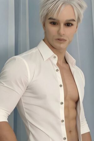 Haoyu - Muscle Male Sex Doll with White Hair