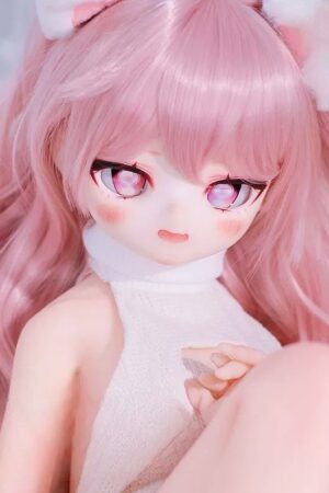 Yuno - Small Anime Sex Doll with Pink Hair 2’3” (68 cm)- US Stock