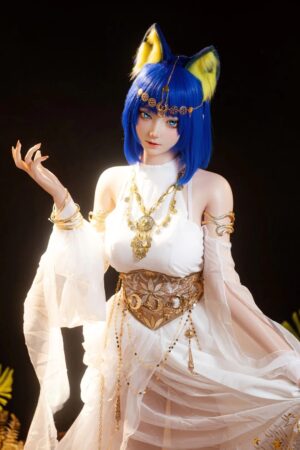 Ankha - Anime Cosplay Sex Doll with Silicone Head