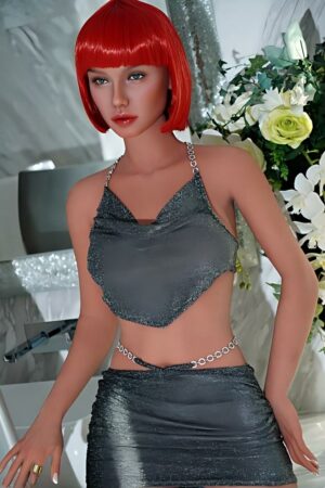Patel - Lifelike Sex Doll with Red Short Hair