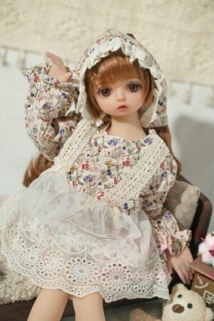 Bambi - 2ft6(80cm) Cute Girl Tiny Sex Doll with Medium Breasts