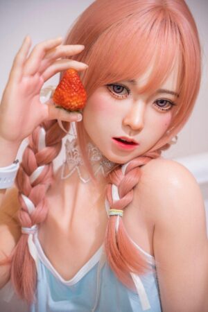 Honour- 4’3” (135 cm)TPE Love Doll with Pink Hair – Mexico Stock